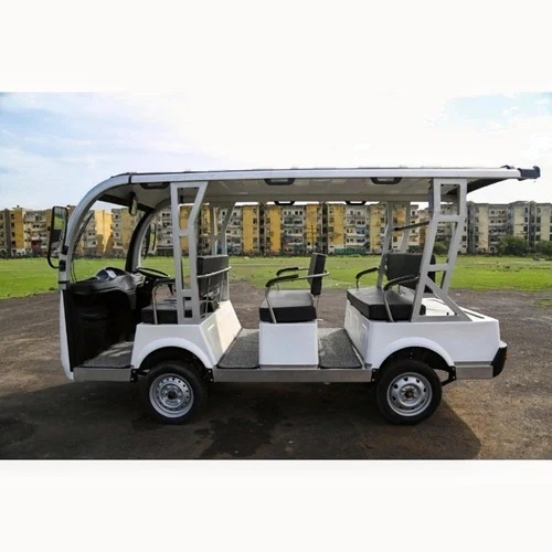 11 Seater White Electric Shuttle Bus