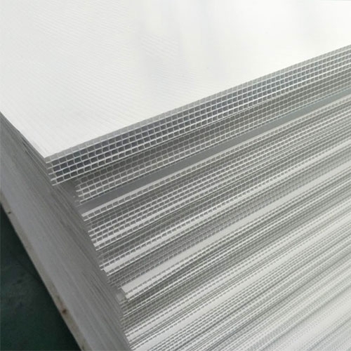 5mm PP Corrugated Floor Protection Sheet - PP 5mm White | Durable Eco Friendly Industrial Use