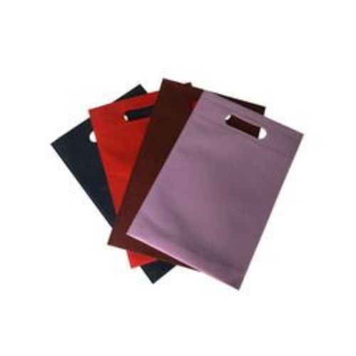 D Cut Non Woven Bag - Multi Color, Zipper Closure | Easy Folding, Eco-Friendly, Lightweight, Stylish, Biodegradable