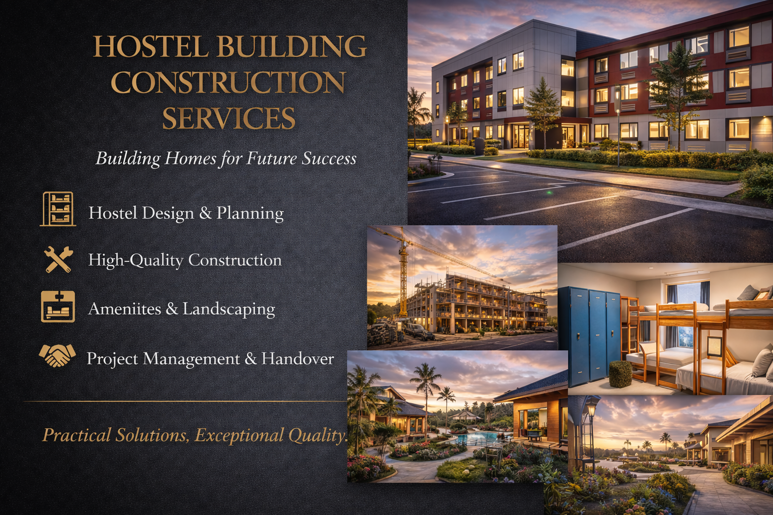 Hostel Building Construction Services