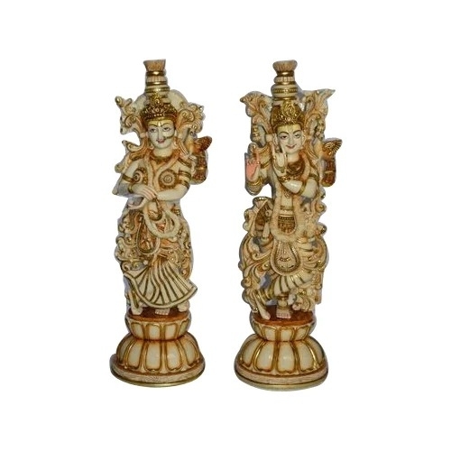 Radha Krishna Statue  - Color: Multi