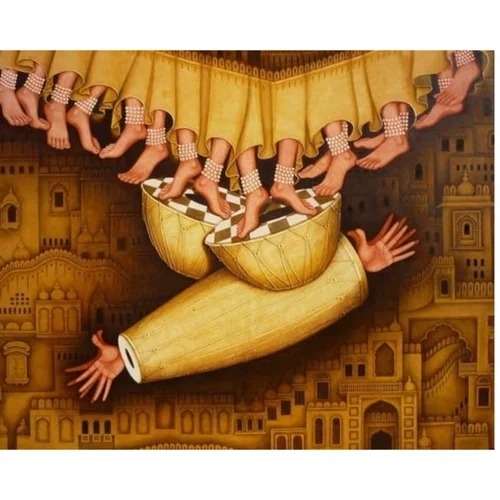 Unique Artistic Canvas Painting