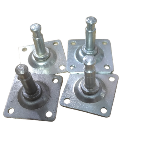 Caster Plate - Aluminum 75-200mm Wheel Size Galvanized Finish | Precision Cut Corrosion Resistant Impact Resistant