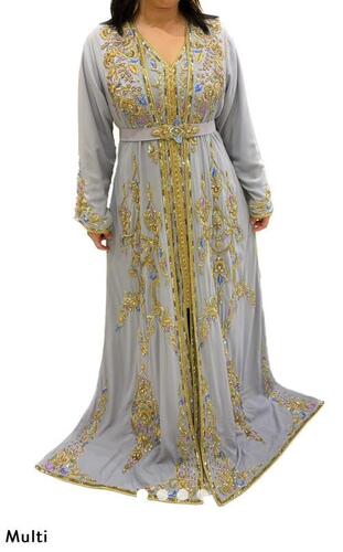 Comfortable Fit Embroidered Kaftan - Gender: Female