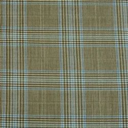 Linen Stripe Check Fabric - Cotton, Customized Size, Multiple Colors | Light Weight, Breathable, Printed Texture