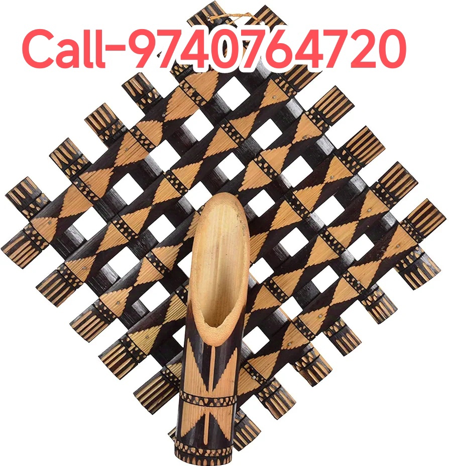 Bamboo handicraft flower vase 