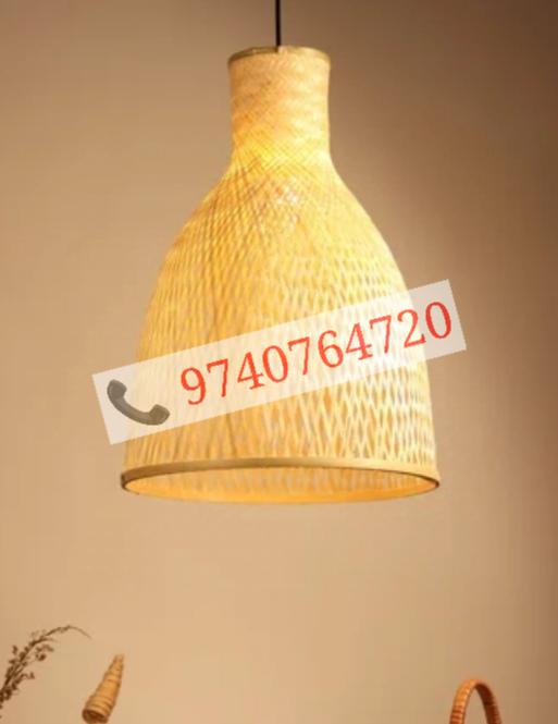 Bamboo handicraft hanging lamp shade