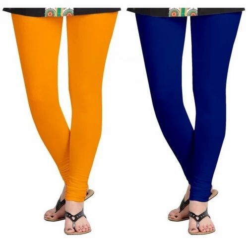 Ladies Plain Legging - Cotton Lycra, Multi Color, Full Sleeves, Regular Fit | Breathable, Anti UV, Quick Dry, Machine Washable