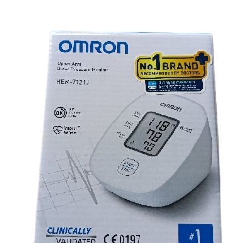 Omron Blood Pressure Monitor - Digital Display, Arm Cuff | Accurate Measurement, Memory Storage, Irregular Heartbeat Detection, Automatic Inflation