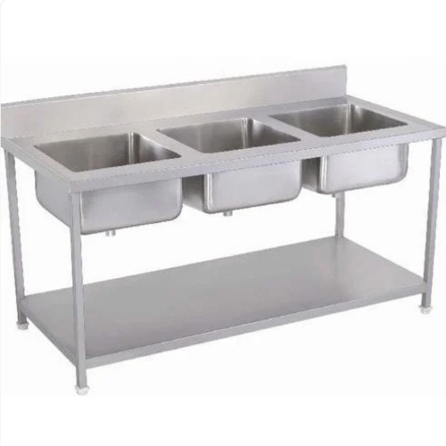 Three Bowl Washing Sink
