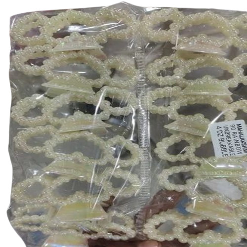 Plastic Hair Clutcher - Plastic, Large, 12 Pieces, White and Black | Good Quality, Custom Size