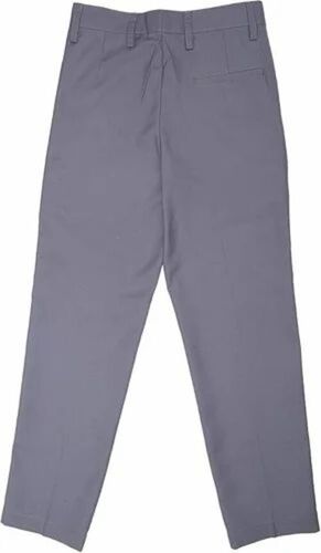 Grey Cotton School Trouser