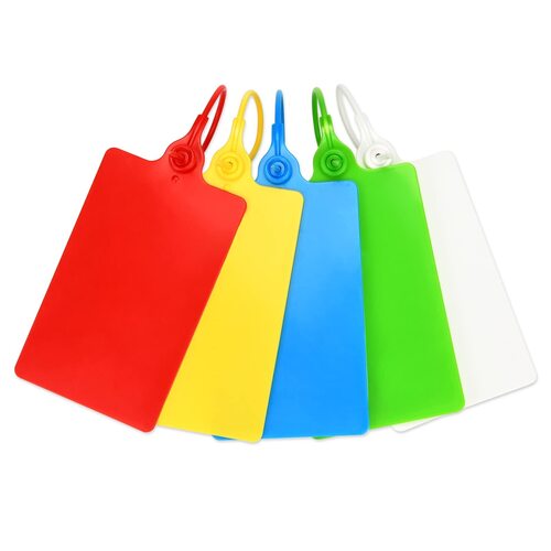 Smooth Surface Plastic Tags - Coating Type: Na