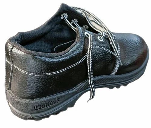 Black Leather Safety Shoe