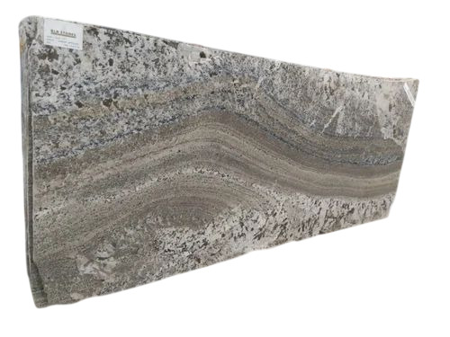Imported Exotic Granite Slab - Solid Grey 20mm Polished Slab, Durable Fine Finished Rectangle