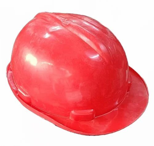 Red Pvc Safety Helmet