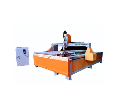 USR1325 CNC Wood Router - Foam Board 300mm Z Axis, 3.5 kW Spindle, Yellow White | Automatic, High Speed, PLC Control, 440V Electric Horizontal