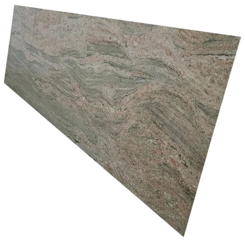 Zubrana Polished Granite Slab - Customized Size, Grey, 18mm Thickness | Durable, Fine Finished, Designer Pattern