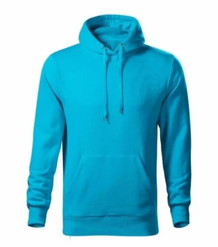 Men Sky Blue Cotton Pullover Hoodie - Full Sleeves, L-XXL | Breathable, Quick Dry, Anti UV, Soft Comfortable