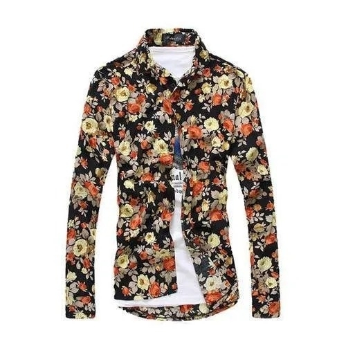 Mens Casual Shirts - Cotton Printed, Full Sleeves | Breathable, Washable, Soft Texture