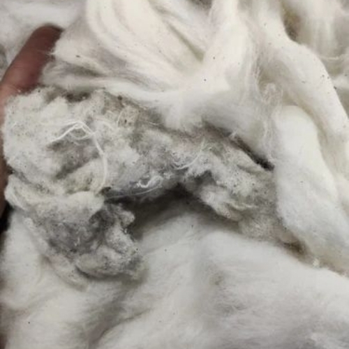Ohb Cotton Waste - Raw Cotton, White, Fine Finished | Durable, Eco-Friendly, High Strength