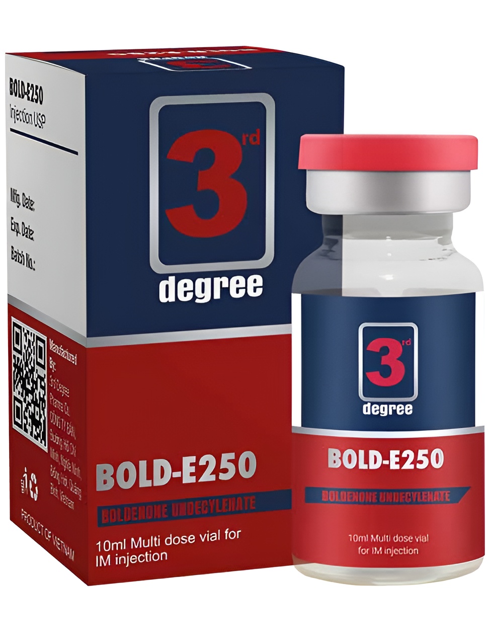 3rd Degree Bolde - 250mg Liquid 10ml, Mild Androgenic Hormonal Suppression, Lean Gains, Strength Increase