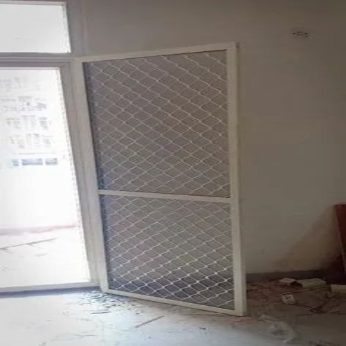 Aluminium Mesh Door With Gril