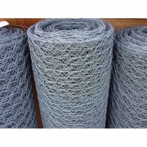 Chicken Wire Mesh - Stainless Steel 304, 0.4mm Thickness, Polished Silver | Hexagonal Steel Wire Mesh