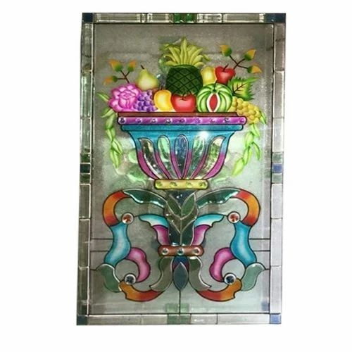 Decorative Aluminium Glass Door - Aluminum And Glass 4-6 Feet Height Multicolor | Hinged Entry Door Finished Surface Custom Size