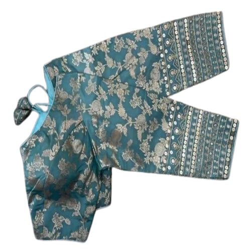 Fancy Designer Blouse - Silk, S-XXL, Multicolor Embroidered | Anti Wrinkle, Washable, Comfortable