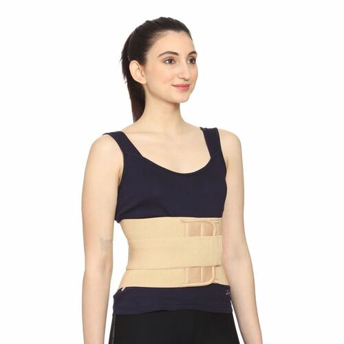 Ls Beige Body Abdominal Belt - Standard Size, Beige, Boxed | Comfortable, Skin Friendly, Foldable, Durable