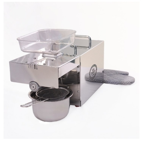 Peanut Oil Extraction Machine - Stainless Steel, Grey, 220-300 Volt | Automatic, 1 Year Warranty