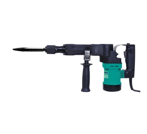 PTC DH6 810S Demolition Hammer - ABS & MS Material, Green Black, 220V Electric Power | Industrial Use, Easy to Use