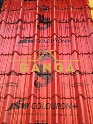 Red Tiled Profile Roofing Sheet