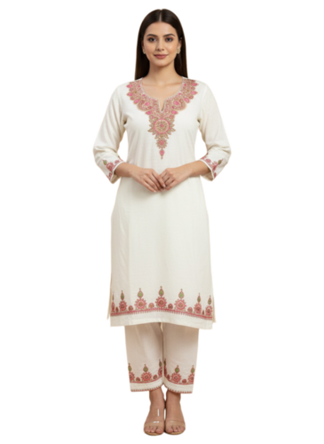 Ruby Cotton Sozni Suit Set - Gender: Female