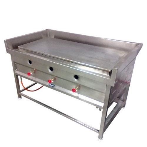 Silver Gas Restaurant Stainless Steel Dosa Plate