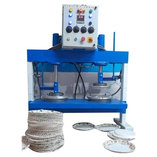 Ss Paper Plate Making Machine - Color: Silver