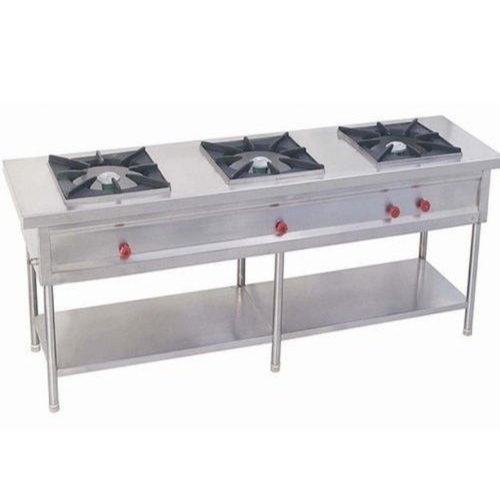 Ss Three Burner Chinese Range
