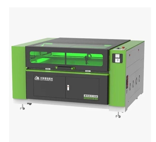 Yeuming Co2 Laser Cutting Machine - 1300x900 mm, Green Black, 100W Laser | Automatic, Eco Friendly, Low Noise, PLC Control