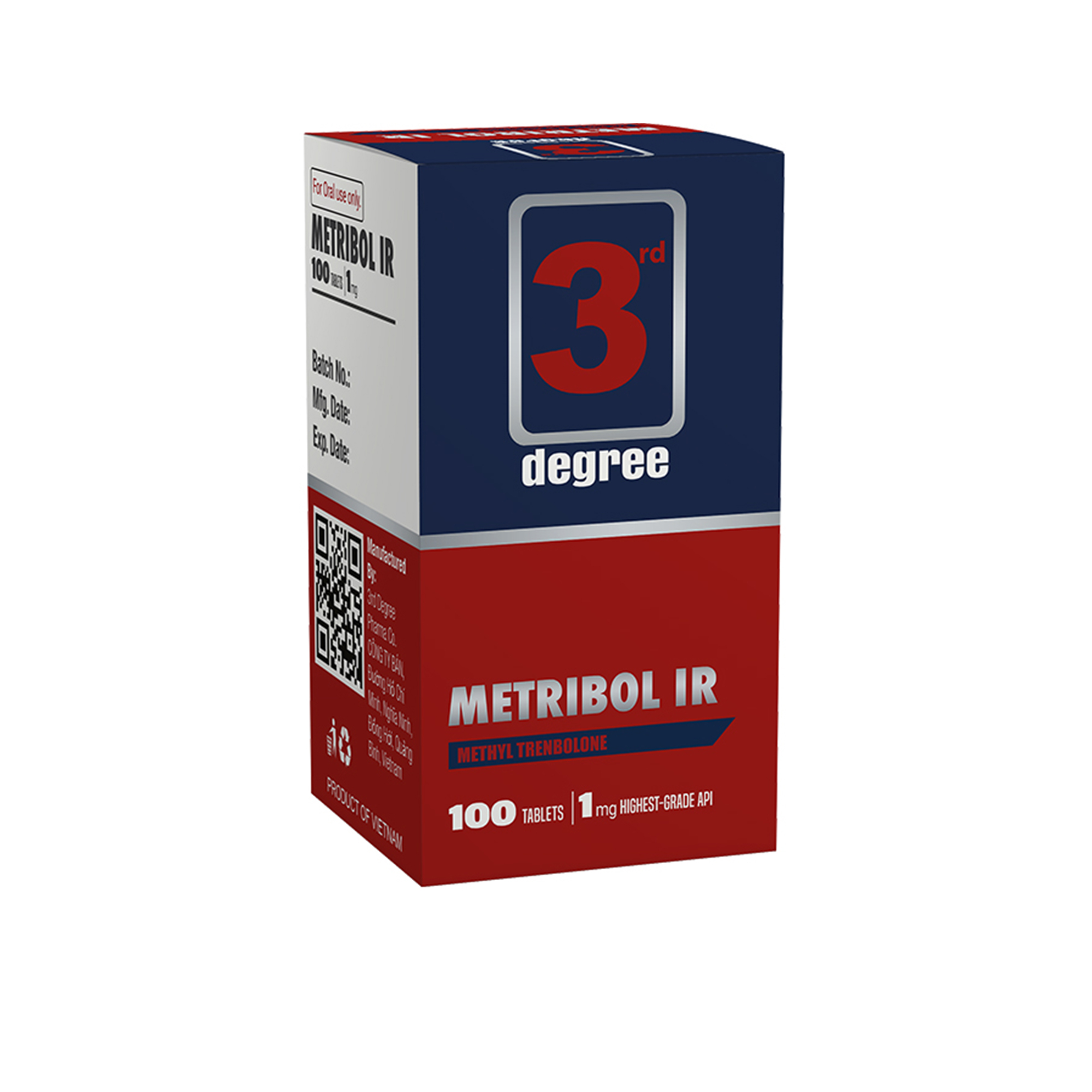 3 Rd Degree Metribol Ir, 100 Tabs