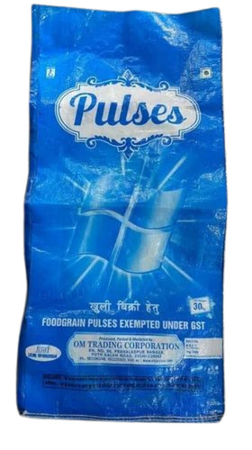 30kg Blue Printed Bopp Pulses Packaging Bags