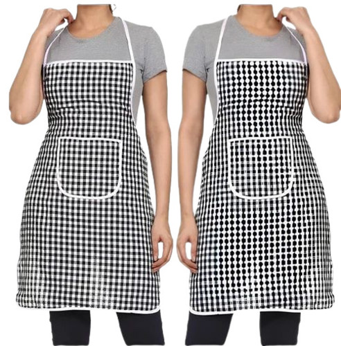 Black And White Kitchen Apron
