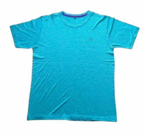 Blue Kids Cotton T Shirt - Regular Fit, Blue, Round Neck | Breathable, Quick Dry, Soft, Comfortable