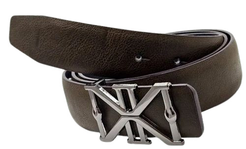 Brown Men Leather Belt