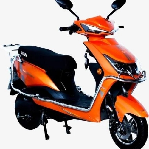 Orange Electric Scooter