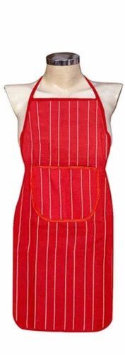 Red Color Cotton Aprons