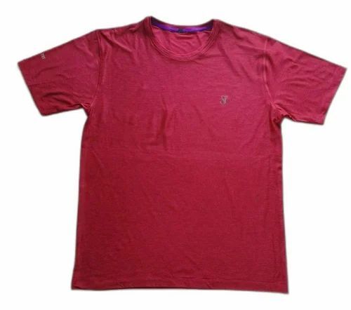 Red Kids Cotton T Shirts - Regular Fit Round Neck Red Half Sleeves | Anti UV Breathable Quick Dry Comfortable Fit