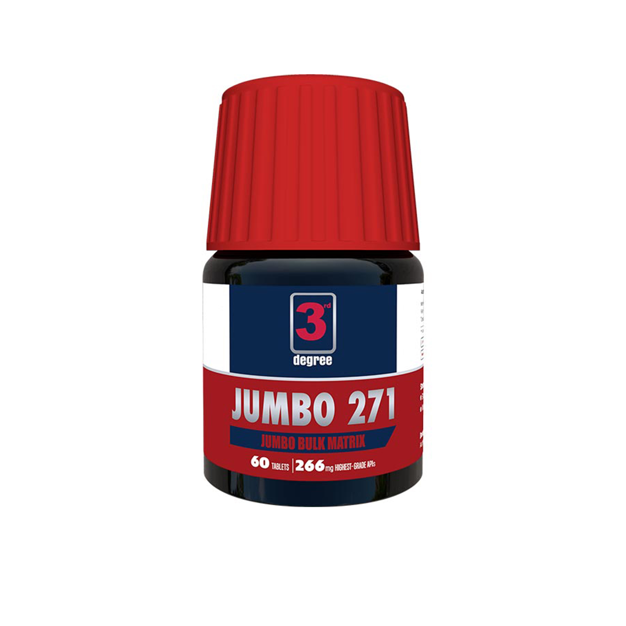 3Rd Degree Jumbo 271, 266Mg, 60 Tabs - Physical Form: Tablets