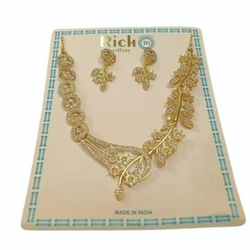 Golden Zarkan Necklace Set