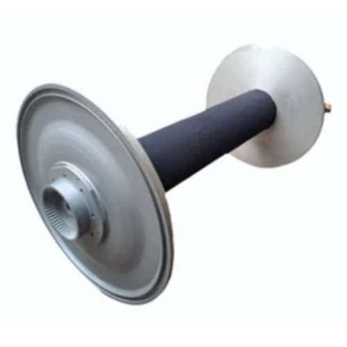 Round Aluminium Textile Warper Beam - Aluminum, 800-1400 mm, Silver Paint & Buffing Finish | Strong, Polished Surface